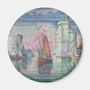 Toegang tot de haven van La Rochelle, Paul Signac Magneet