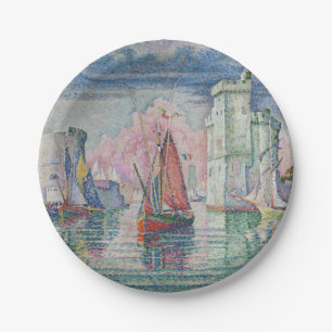 Toegang tot de haven van La Rochelle, Paul Signac Papieren Bordje