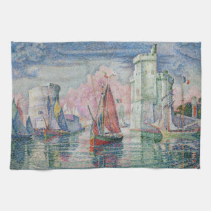 Toegang tot de haven van La Rochelle, Paul Signac Theedoek