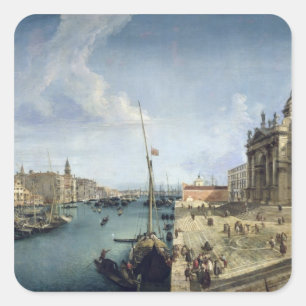 Toegang tot het Grand Canal Vierkante Sticker