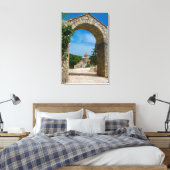 Toegang tot het Motsameta-klooster Canvas Afdruk (Insitu (Slaapkamer))