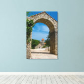 Toegang tot het Motsameta-klooster Canvas Afdruk (Insitu (Houten vloer))