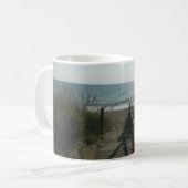 Toegang tot het strand koffiemok (Voorkant links)