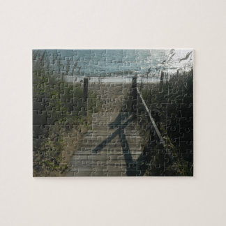 Toegang tot het strand legpuzzel