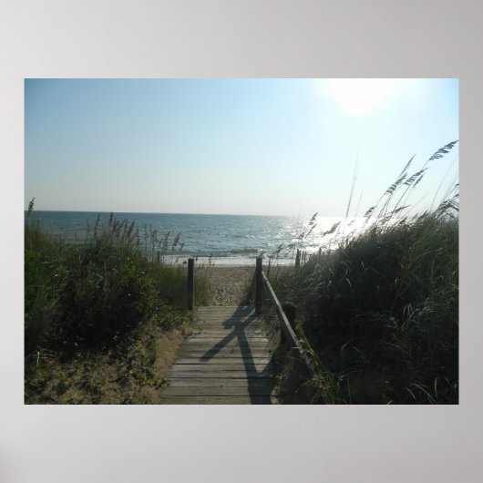 Toegang tot het strand poster (Voorkant)