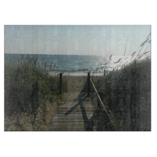 Toegang tot het strand snijplank (Voorkant)