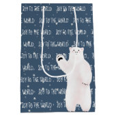 TOEGANG TOT HET WERELDPolair Beer op sterren Medium Cadeauzakje (Achterkant)