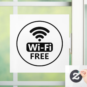 Toegang tot WiFi-netwerk QR-code wachtwoordweerg Raamsticker