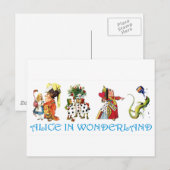 TOEGANG TOT WONDERLAND EN VRIENDEN BRIEFKAART (Voorkant / Achterkant)