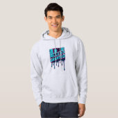 Toegang Verleend | Retro Hacker Floppy Disk Grafis Hoodie (Voorkant volledig)