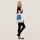 Toegang Verleend | Retro Hacker Floppy Disk Grafis Tote Bag (Op model)