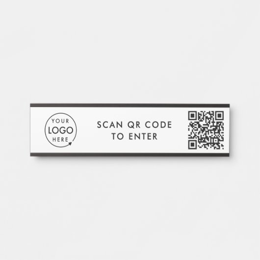 Toegangsbeheer | Ingang QR-code veiligheidsslot Deurbordje (Voorkant)