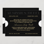 Toegangskaartje 5x7 uitnodigingen (Voorkant / Achterkant)