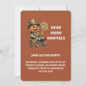 Toegankelijk Jack o'lantern Halloween-feest Kaart (Voorkant)