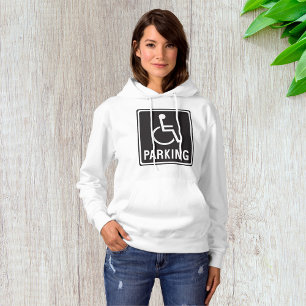 Toegankelijk Parkeer Teken Rolstoel Symbool Hoodie