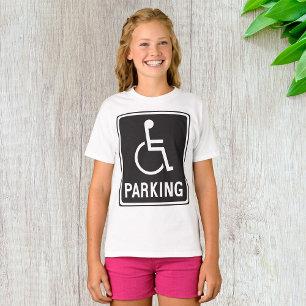 Toegankelijk Parkeer Teken Rolstoel Symbool T-shirt