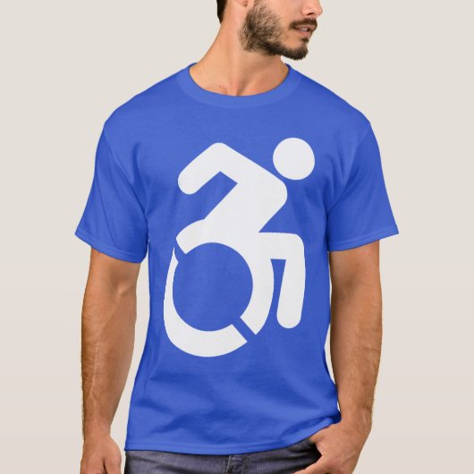 Toegankelijk pictogram T-shirt (Voorkant)