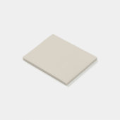 Toegankelijke beige vaste kleuren post-it® notes (Schuin)