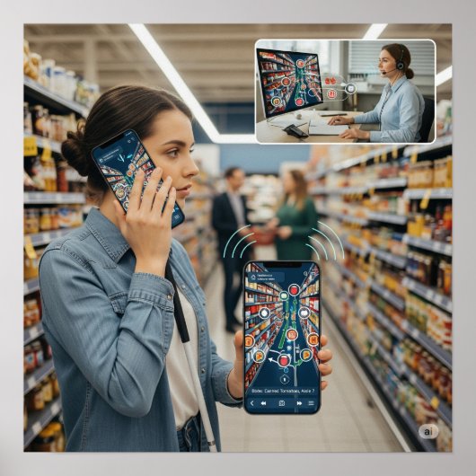 toegankelijke navigatie-app poster (Voorkant)