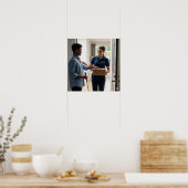 Toegankelijke pakketbezorging poster (Keuken)