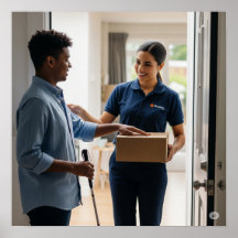 Toegankelijke pakketbezorging