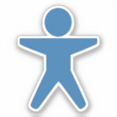 Toegankelijkheid Sticker (Voorkant)