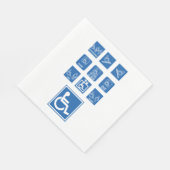 Toegankelijkheidssignalen voor rolstoelen servet (Hoek)