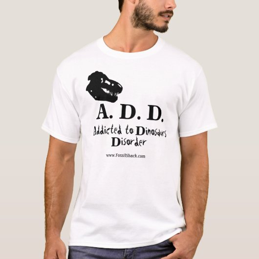 Toegediend aan deinosauritis Licht Shirt (Voorkant)