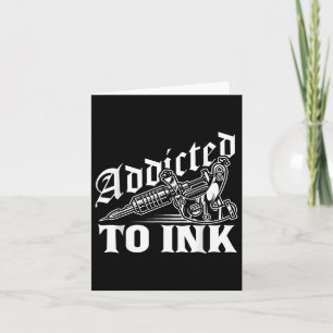 Toegediend aan Ink Tattoo Lover Tattoo Artist Kaart