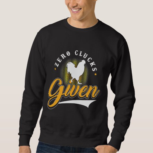 Toegediende Chicken Zero Clucks Trui (Voorkant)