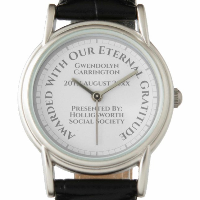Toegekend Met Onze Eeuwige Dankbaarheid Horloge (Creator heeft geüpload)