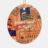 Toegelaten paspoortzegels keramisch ornament (Links)