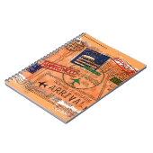 Toegelaten paspoortzegels notitieboek (Linkerzijde)