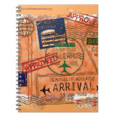 Toegelaten paspoortzegels notitieboek (Voorkant)