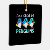 Toegepast aan pinguïns keramisch ornament (Rechts)
