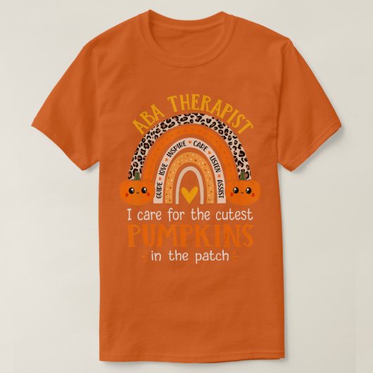 Toegepast gedragsanalyse Therapist Halloween ABA T-shirt (Design voorkant)