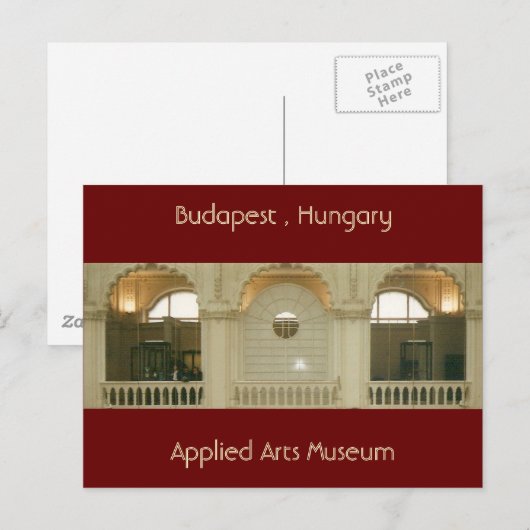 Toegepast kunstmuseum briefkaart (Voorkant / Achterkant)