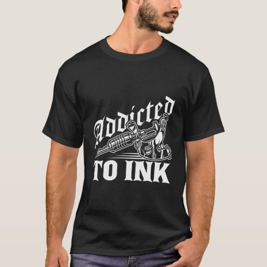 Toegepast op inkt Tattoo Lover Tattoo Artist Gift T-shirt (Voorkant)