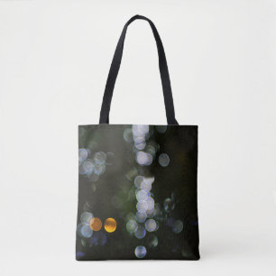 Toegepaste kleurplastic containerpartij tote bag