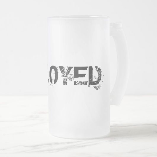 Toegestane mok van bier (Voorkant rechts)