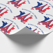 TOEGEVOEGD AAN PARIS Eiffeltoren Cadeaupapier (Hoek)