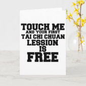 TOEGEVOEGD IK EN JE EERSTE TAI-CHI-CHUAN LESSIE IS KAART (Gele Bloem)