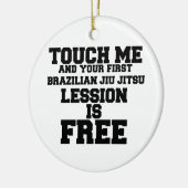 TOEGEVOEGD ME EN JE EERSTE BRAZILIAN-JIE-JITSU LES KERAMISCH ORNAMENT (Links)