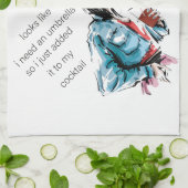 Toegevoegd paraplu theedoek (Gevouwen)