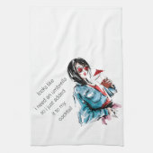 Toegevoegd paraplu theedoek (Verticaal)