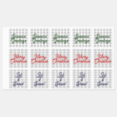 Toegevoegde Snowflakes Envelopzegels/labels Labels (Vel)