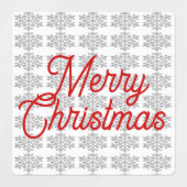 Toegevoegde Snowflakes Envelopzegels/labels Labels (Design 2)