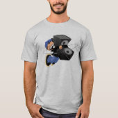 Toegewezen aan de bagage t-shirt (Voorkant)