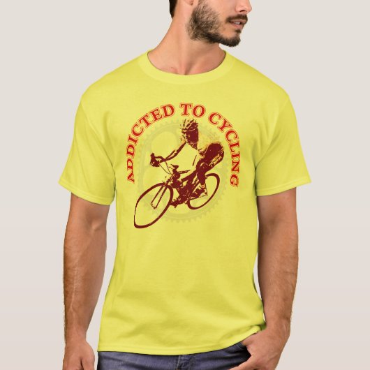 Toegewezen aan het fietsen van Geweldige ontwerp T-shirt (Voorkant)