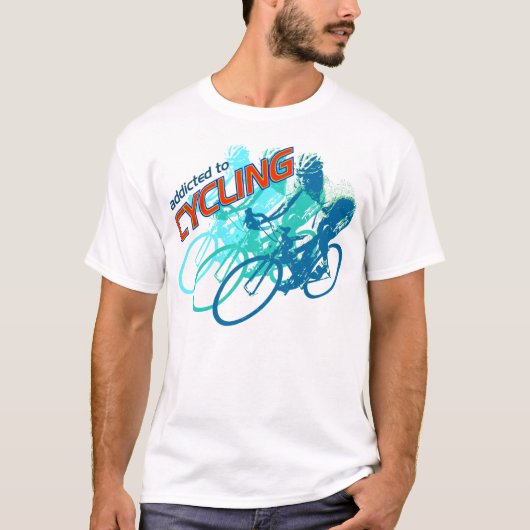 Toegewezen aan het fietsen van het ontwerp van de  t-shirt (Voorkant)
